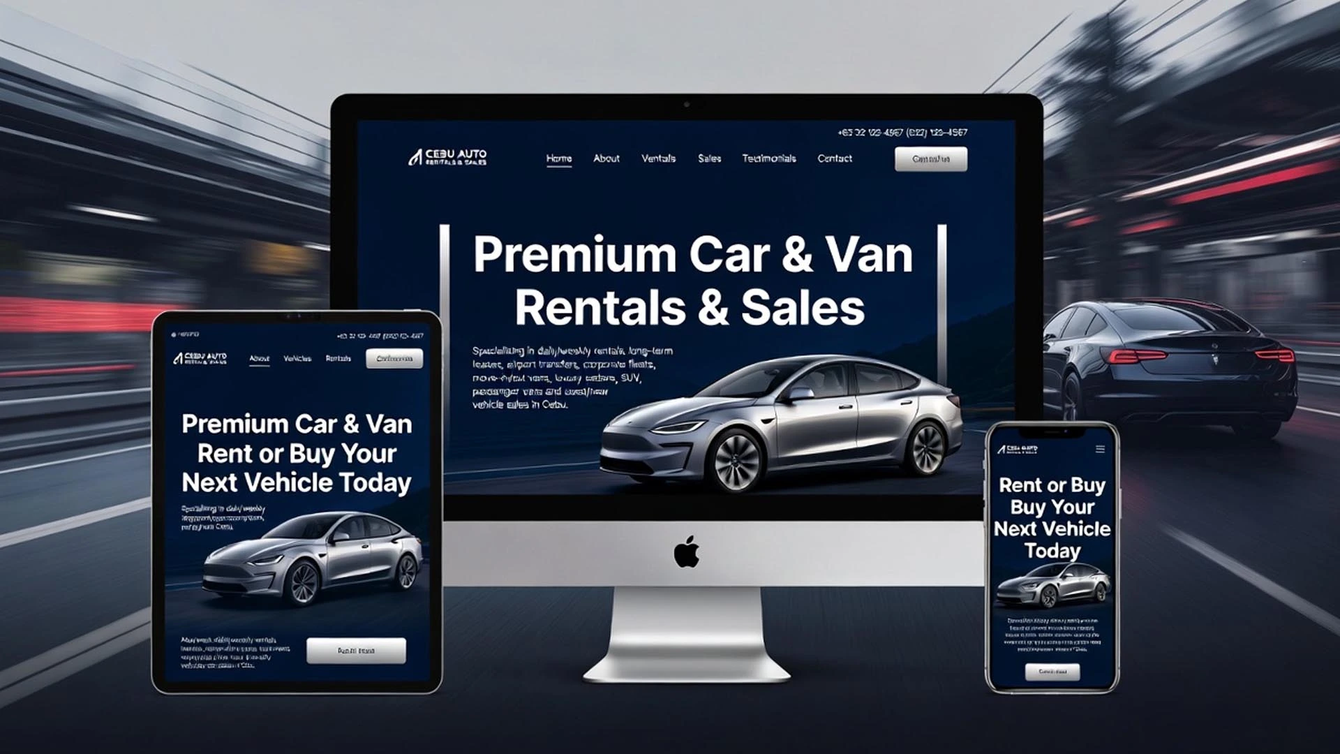 Cebu Auto Sales Mock Up